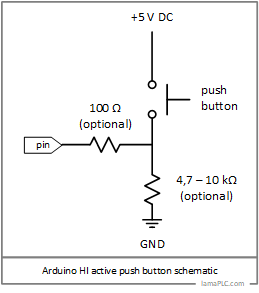 HI active switch connection HI active switch connection