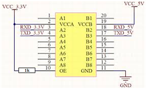 TXS0108E (HW-0108) 8-channel, bidirectional 5V-3.3V logic level converter TXS0108E (HW-0108) 8-channel, bidirectional 5V-3.3V logic level converter