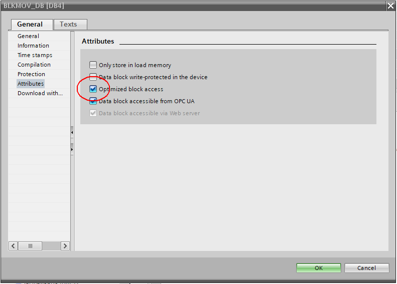 The "optimization" attribute of DBs The "optimization" attribute of DBs