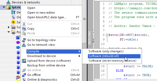 TIA SW compile all TIA SW compile all